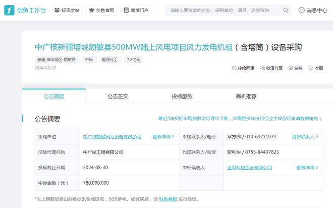 金风科技100亿大单连中风电市场迎来新机遇(图2) 金风科技100亿大单连中风电市场迎来新机遇(图2)