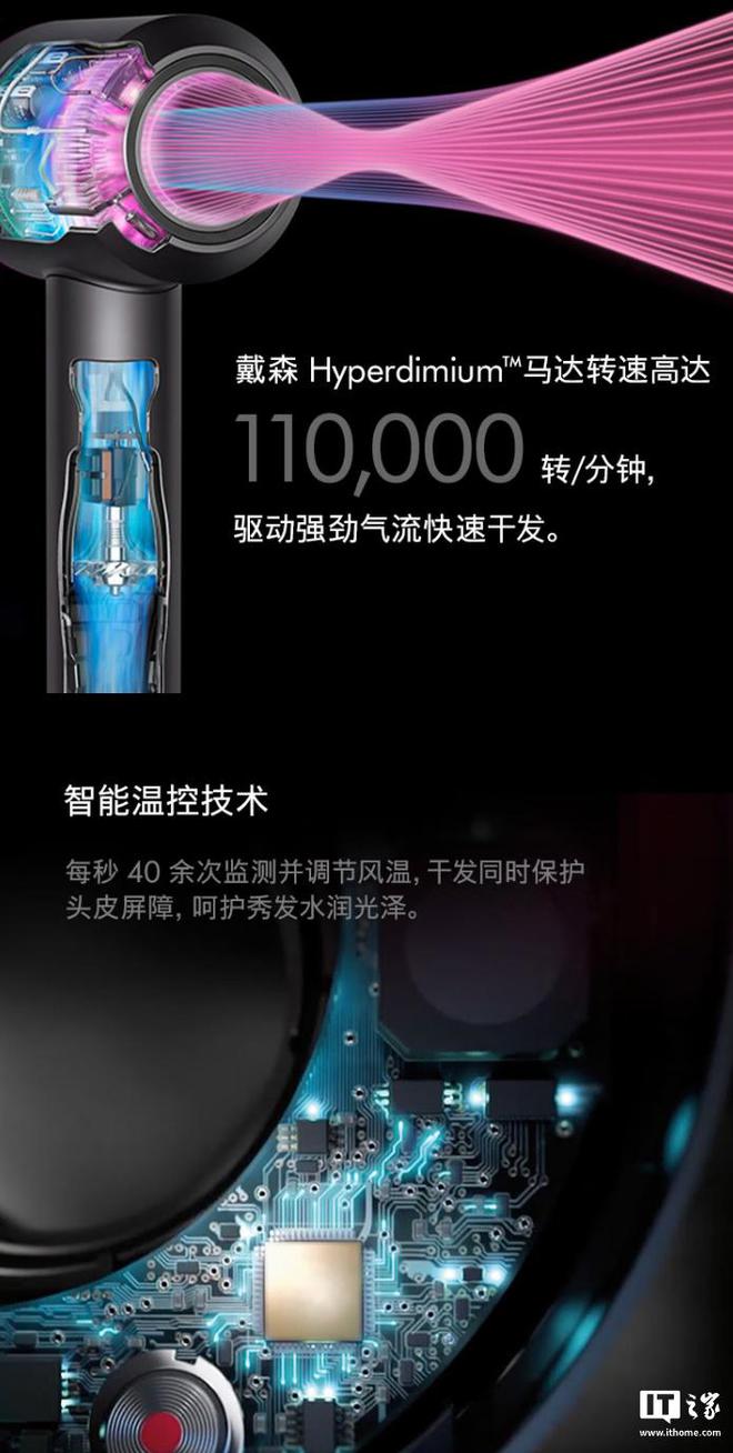 戴森 HD16 智能吹风机鎏金红丝绒色预售3499 元(图4) 戴森 HD16 智能吹风机鎏金红丝绒色预售3499 元(图4)